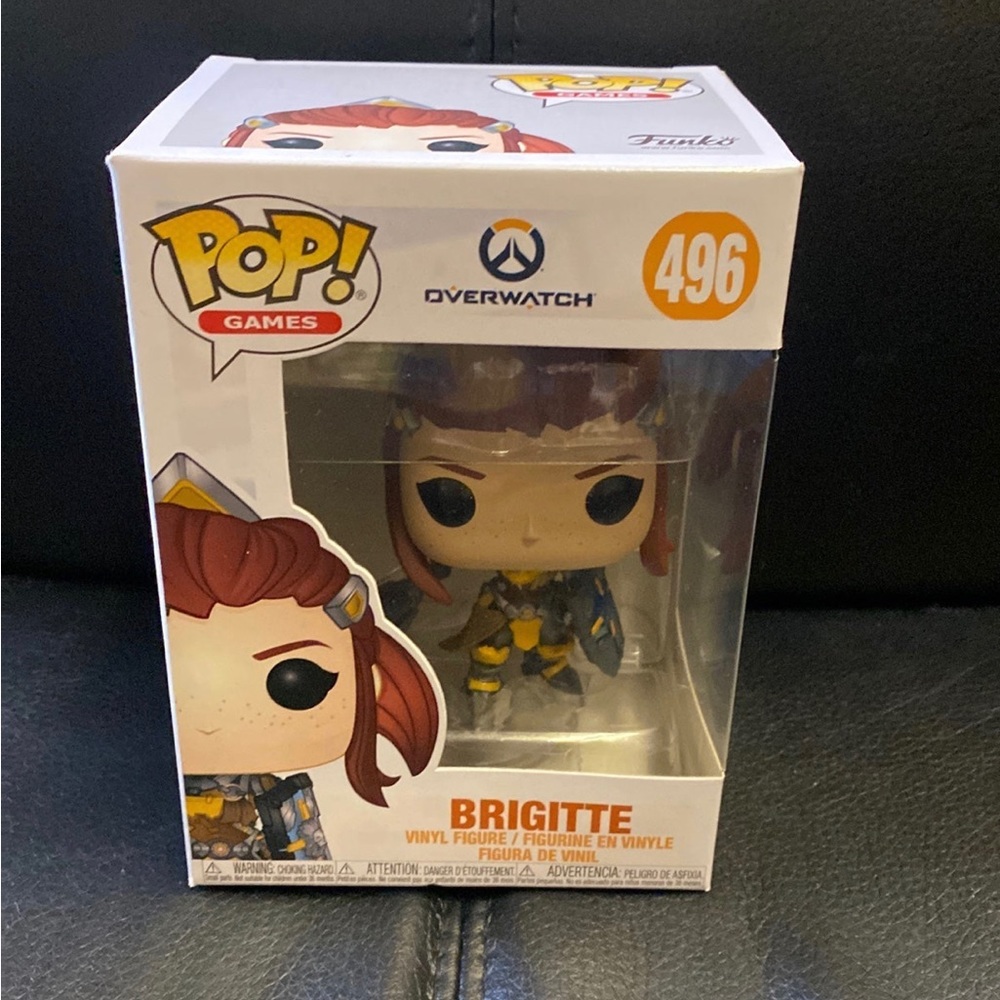 Funko pop games Brigitte OVERWATCH Christmas in July sale 🎄 with protector FIRM